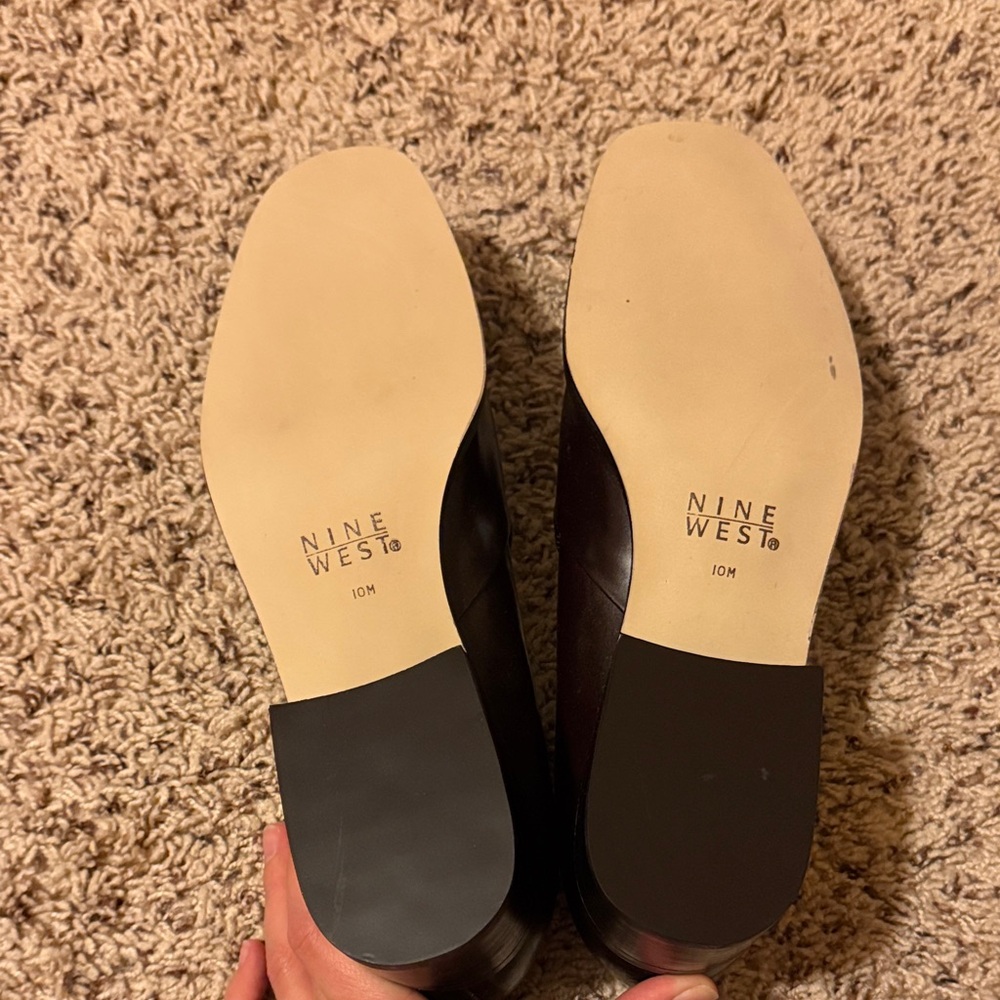 Nine West Dark Brown Slip-On Loafers - Picture 2 of 5